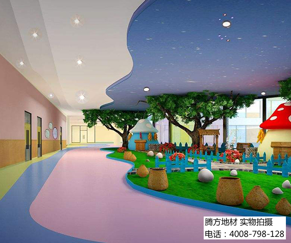 鋪了這樣的幼兒園地板，我一定要讓孩子上！